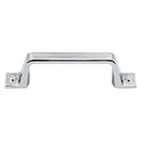 Top Knobs [TK742PC] Die Cast Zinc Cabinet Pull Handle - Channing Series - Standard Size - Polished Chrome Finish - 3&quot; C/C - 4 3/8&quot; L