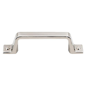 Top Knobs [TK742PN] Die Cast Zinc Cabinet Pull Handle - Channing Series - Standard Size - Polished Nickel Finish - 3" C/C - 4 3/8" L