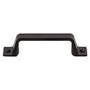 Top Knobs [TK742SAB] Die Cast Zinc Cabinet Pull Handle - Channing Series - Standard Size - Sable Finish - 3&quot; C/C - 4 3/8&quot; L