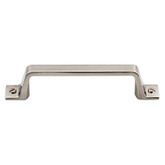 Top Knobs [TK743BSN] Die Cast Zinc Cabinet Pull Handle - Channing Series - Standard Size - Brushed Satin Nickel Finish - 3 3/4&quot; C/C - 5 1/8&quot; L