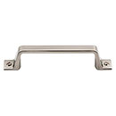 Top Knobs [TK743BSN] Die Cast Zinc Cabinet Pull Handle - Channing Series - Standard Size - Brushed Satin Nickel Finish - 3 3/4" C/C - 5 1/8" L