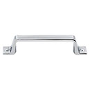 Top Knobs [TK743PC] Die Cast Zinc Cabinet Pull Handle - Channing Series - Standard Size - Polished Chrome Finish - 3 3/4" C/C - 5 1/8" L