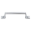 Top Knobs [TK743PC] Die Cast Zinc Cabinet Pull Handle - Channing Series - Standard Size - Polished Chrome Finish - 3 3/4&quot; C/C - 5 1/8&quot; L