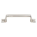 Top Knobs [TK743PN] Die Cast Zinc Cabinet Pull Handle - Channing Series - Standard Size - Polished Nickel Finish - 3 3/4" C/C - 5 1/8" L