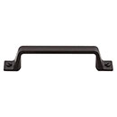 Top Knobs [TK743SAB] Die Cast Zinc Cabinet Pull Handle - Channing Series - Standard Size - Sable Finish - 3 3/4" C/C - 5 1/8" L