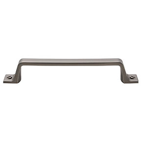 Top Knobs [TK744AG] Die Cast Zinc Cabinet Pull Handle - Channing Series - Oversized - Ash Gray Finish - 5 1/16" C/C - 6 3/8" L