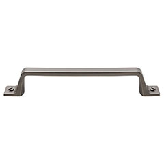 Top Knobs [TK744AG] Die Cast Zinc Cabinet Pull Handle - Channing Series - Oversized - Ash Gray Finish - 5 1/16&quot; C/C - 6 3/8&quot; L