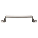 Top Knobs [TK744AG] Die Cast Zinc Cabinet Pull Handle - Channing Series - Oversized - Ash Gray Finish - 5 1/16" C/C - 6 3/8" L