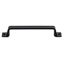 Top Knobs [TK744BLK] Die Cast Zinc Cabinet Pull Handle - Channing Series - Oversized - Flat Black Finish - 5 1/16&quot; C/C - 6 3/8&quot; L