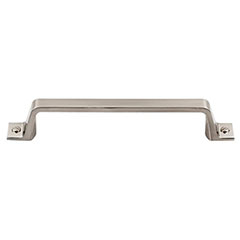 Top Knobs [TK744BSN] Die Cast Zinc Cabinet Pull Handle - Channing Series - Oversized - Brushed Satin Nickel Finish - 5 1/16" C/C - 6 3/8" L