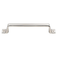 Top Knobs [TK744PN] Die Cast Zinc Cabinet Pull Handle - Channing Series - Oversized - Polished Nickel Finish - 5 1/16&quot; C/C - 6 3/8&quot; L