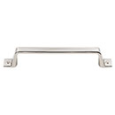 Top Knobs [TK744PN] Die Cast Zinc Cabinet Pull Handle - Channing Series - Oversized - Polished Nickel Finish - 5 1/16" C/C - 6 3/8" L