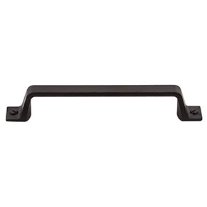 Top Knobs [TK744SAB] Die Cast Zinc Cabinet Pull Handle - Channing Series - Oversized - Sable Finish - 5 1/16" C/C - 6 3/8" L