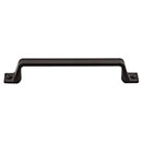 Top Knobs [TK744SAB] Die Cast Zinc Cabinet Pull Handle - Channing Series - Oversized - Sable Finish - 5 1/16&quot; C/C - 6 3/8&quot; L