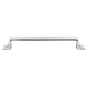 Top Knobs [TK745PC] Die Cast Zinc Cabinet Pull Handle - Channing Series - Oversized - Polished Chrome Finish - 6 5/16" C/C - 7 5/8" L