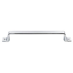 Top Knobs [TK745PC] Die Cast Zinc Cabinet Pull Handle - Channing Series - Oversized - Polished Chrome Finish - 6 5/16&quot; C/C - 7 5/8&quot; L