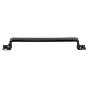 Top Knobs [TK745UM] Die Cast Zinc Cabinet Pull Handle - Channing Series - Oversized - Umbrio Finish - 6 5/16" C/C - 7 5/8" L