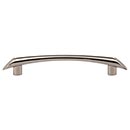 Top Knobs [TK783PN] Die Cast Zinc Cabinet Pull Handle - Edgewater Series - Oversized - Polished Nickel Finish - 5 1/16" C/C - 6 11/16" L