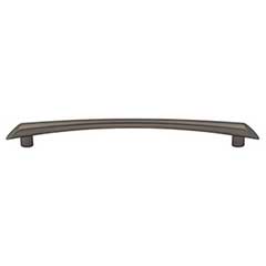 Top Knobs [TK784AG] Die Cast Zinc Cabinet Pull Handle - Edgewater Series - Oversized - Ash Gray Finish - 6 5/16&quot; C/C - 7 15/16&quot; L