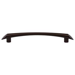 Top Knobs [TK784ORB] Die Cast Zinc Cabinet Pull Handle - Edgewater Series - Oversized - Oil Rubbed Bronze Finish - 6 5/16" C/C - 7 15/16" L