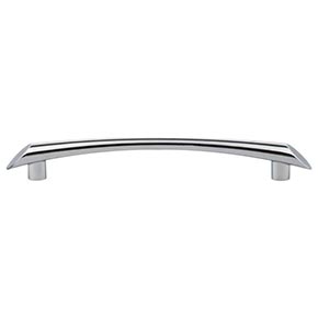 Top Knobs [TK784PC] Die Cast Zinc Cabinet Pull Handle - Edgewater Series - Oversized - Polished Chrome Finish - 6 5/16" C/C - 7 15/16" L