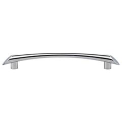 Top Knobs [TK784PC] Die Cast Zinc Cabinet Pull Handle - Edgewater Series - Oversized - Polished Chrome Finish - 6 5/16&quot; C/C - 7 15/16&quot; L