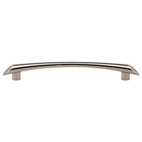 Top Knobs [TK784PN] Die Cast Zinc Cabinet Pull Handle - Edgewater Series - Oversized - Polished Nickel Finish - 6 5/16" C/C - 7 15/16" L