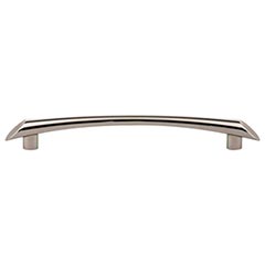 Top Knobs [TK784PN] Die Cast Zinc Cabinet Pull Handle - Edgewater Series - Oversized - Polished Nickel Finish - 6 5/16&quot; C/C - 7 15/16&quot; L