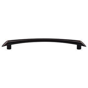 Top Knobs [TK785TB] Die Cast Zinc Cabinet Pull Handle - Edgewater Series - Oversized - Tuscan Bronze Finish - 7 9/16" C/C - 9 3/16" L