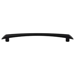 Top Knobs [TK786BLK] Die Cast Zinc Cabinet Pull Handle - Edgewater Series - Oversized - Flat Black Finish - 9&quot; C/C - 10 3/4&quot; L