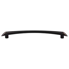 Top Knobs [TK786TB] Die Cast Zinc Cabinet Pull Handle - Edgewater Series - Oversized - Tuscan Bronze Finish - 9&quot; C/C - 10 3/4&quot; L