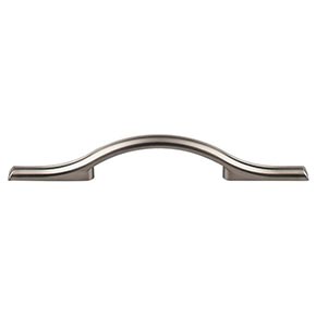 Top Knobs [TK753BSN] Die Cast Zinc Cabinet Pull Handle - Somerdale Series - Standard Size - Brushed Satin Nickel Finish - 3 3/4" C/C - 7 3/4" L