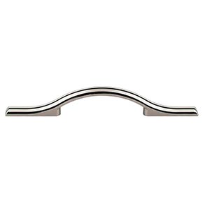 Top Knobs [TK753PN] Die Cast Zinc Cabinet Pull Handle - Somerdale Series - Standard Size - Polished Nickel Finish - 3 3/4" C/C - 7 3/4" L