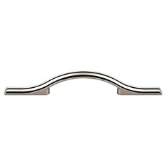 Top Knobs [TK753PN] Die Cast Zinc Cabinet Pull Handle - Somerdale Series - Standard Size - Polished Nickel Finish - 3 3/4&quot; C/C - 7 3/4&quot; L