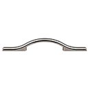 Top Knobs [TK753PN] Die Cast Zinc Cabinet Pull Handle - Somerdale Series - Standard Size - Polished Nickel Finish - 3 3/4" C/C - 7 3/4" L