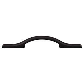 Top Knobs [TK753TB] Die Cast Zinc Cabinet Pull Handle - Somerdale Series - Standard Size - Tuscan Bronze Finish - 3 3/4" C/C - 7 3/4" L
