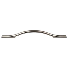 Top Knobs [TK755BSN] Die Cast Zinc Cabinet Pull Handle - Somerdale Series - Oversized - Brushed Satin Nickel Finish - 6 5/16" C/C - 10 1/4" L