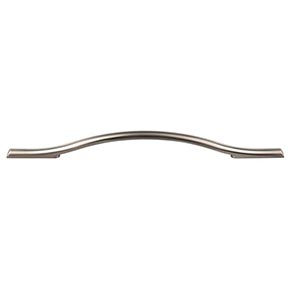 Top Knobs [TK756BSN] Die Cast Zinc Cabinet Pull Handle - Somerdale Series - Oversized - Brushed Satin Nickel Finish - 7 9/16" C/C - 11 1/2" L