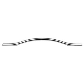 Top Knobs [TK756PC] Die Cast Zinc Cabinet Pull Handle - Somerdale Series - Oversized - Polished Chrome Finish - 7 9/16" C/C - 11 1/2" L