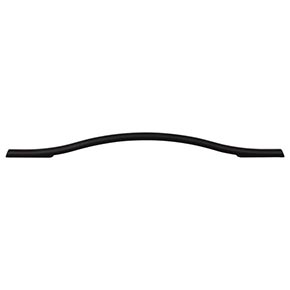 Top Knobs [TK757BLK] Die Cast Zinc Cabinet Pull Handle - Somerdale Series - Oversized - Flat Black Finish - 9" C/C - 12 15/16" L