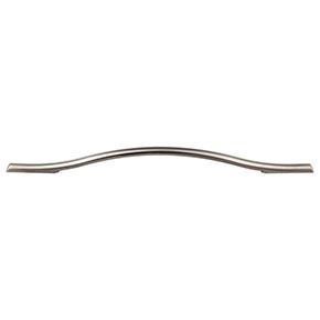 Top Knobs [TK757BSN] Die Cast Zinc Cabinet Pull Handle - Somerdale Series - Oversized - Brushed Satin Nickel Finish - 9" C/C - 12 15/16" L