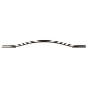 Top Knobs [TK757PN] Die Cast Zinc Cabinet Pull Handle - Somerdale Series - Oversized - Polished Nickel Finish - 9" C/C - 12 15/16" L