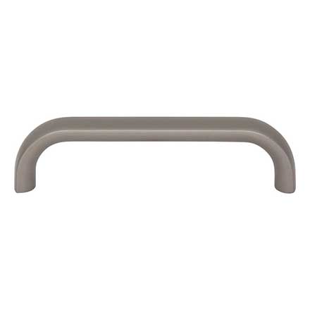 Top Knobs [TK3342AG] Die Cast Zinc Cabinet Pull Handle - Brockwell Series - Standard Size - Ash Gray Finish - 3 3/4" C/C - 4 1/8" L