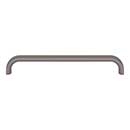 Top Knobs [TK3344AG] Die Cast Zinc Cabinet Pull Handle - Brockwell Series - Oversized - Ash Gray Finish - 6 5/16" C/C - 6 5/8" L