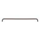 Top Knobs [TK3347AG] Die Cast Zinc Cabinet Pull Handle - Brockwell Series - Oversized - Ash Gray Finish - 12" C/C - 12 5/16" L