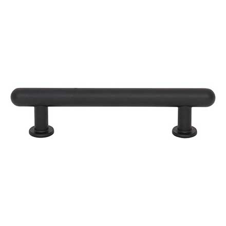 Top Knobs [TK3331BLK] Die Cast Zinc Cabinet Pull Handle - Lambert Series - Standard Size - Flat Black Finish - 3 3/4" C/C - 5 3/8" L