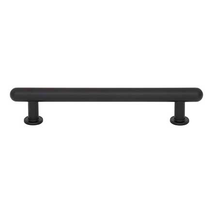 Top Knobs [TK3332BLK] Die Cast Zinc Cabinet Pull Handle - Lambert Series - Oversized - Flat Black Finish - 5 1/16" C/C - 6 11/16" L