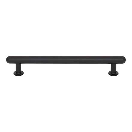 Top Knobs [TK3333BLK] Die Cast Zinc Cabinet Pull Handle - Lambert Series - Oversized - Flat Black Finish - 6 5/16" C/C - 7 15/16" L
