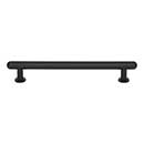 Top Knobs [TK3333BLK] Die Cast Zinc Cabinet Pull Handle - Lambert Series - Oversized - Flat Black Finish - 6 5/16" C/C - 7 15/16" L