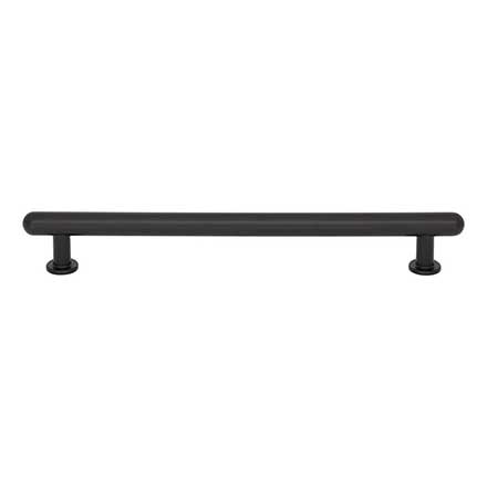 Top Knobs [TK3334BLK] Die Cast Zinc Cabinet Pull Handle - Lambert Series - Oversized - Flat Black Finish - 7 9/16" C/C - 9 3/16" L